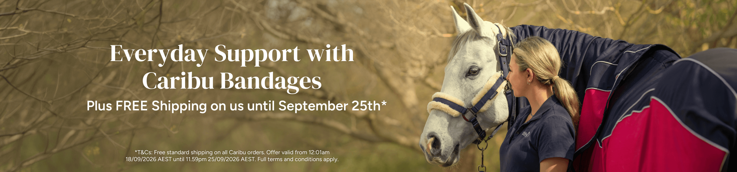 Everyday Support with Caribu Bandages; Plus FREE shipping on us until September 25th*