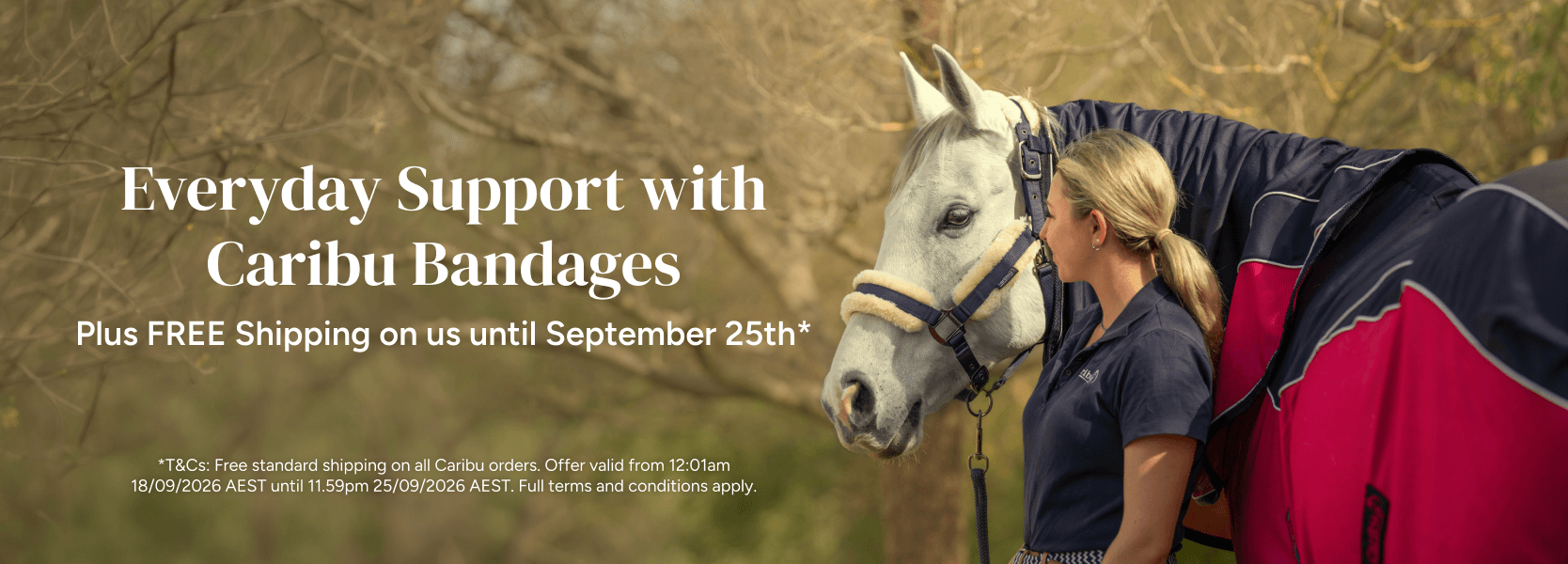 Everyday Support with Caribu Bandages; Plus FREE shipping on us until September 25th*