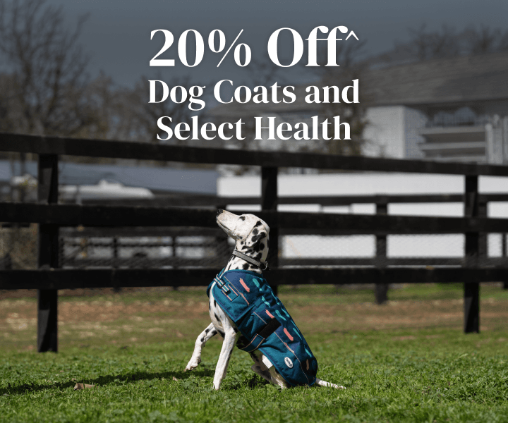 20% Off Dog Coats and Select Health
