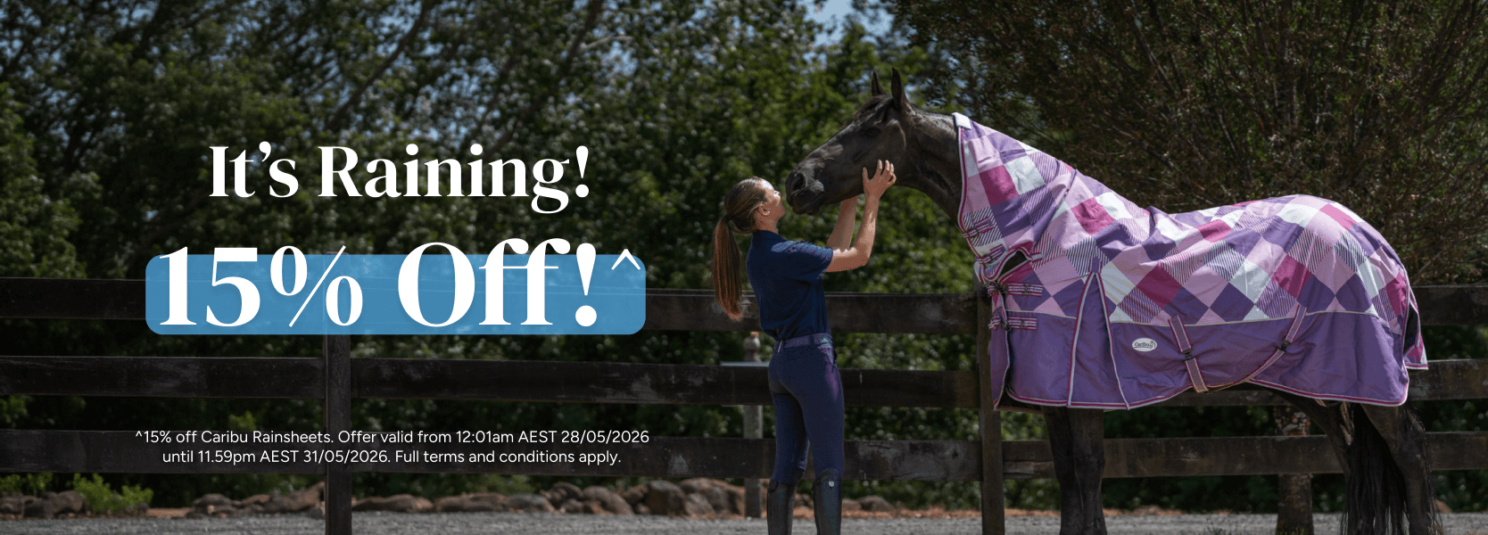 It's Raining! 15% Off!