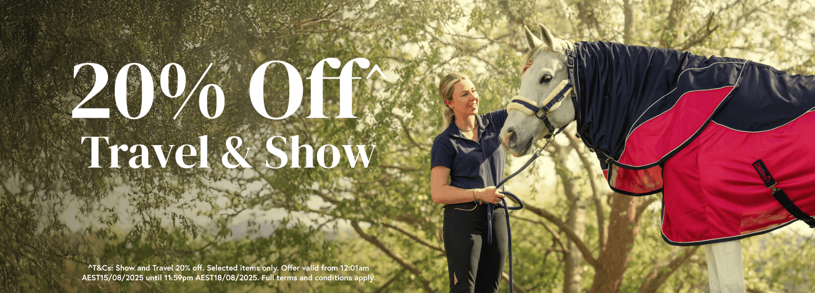 20% Off Travel & Show Promo